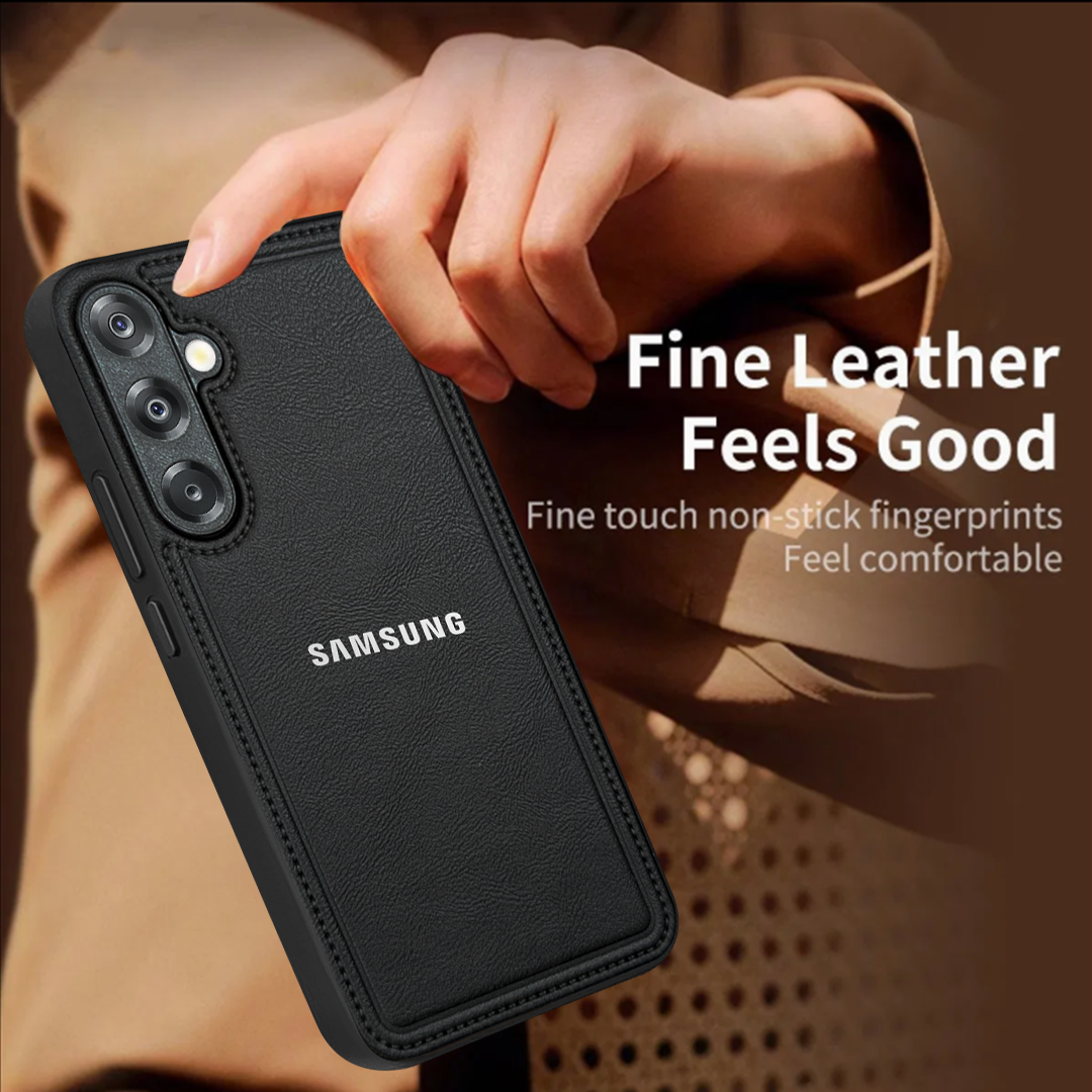 Samsung Galaxy S23 FE 5G Vintage Leather Stitched Protective Case