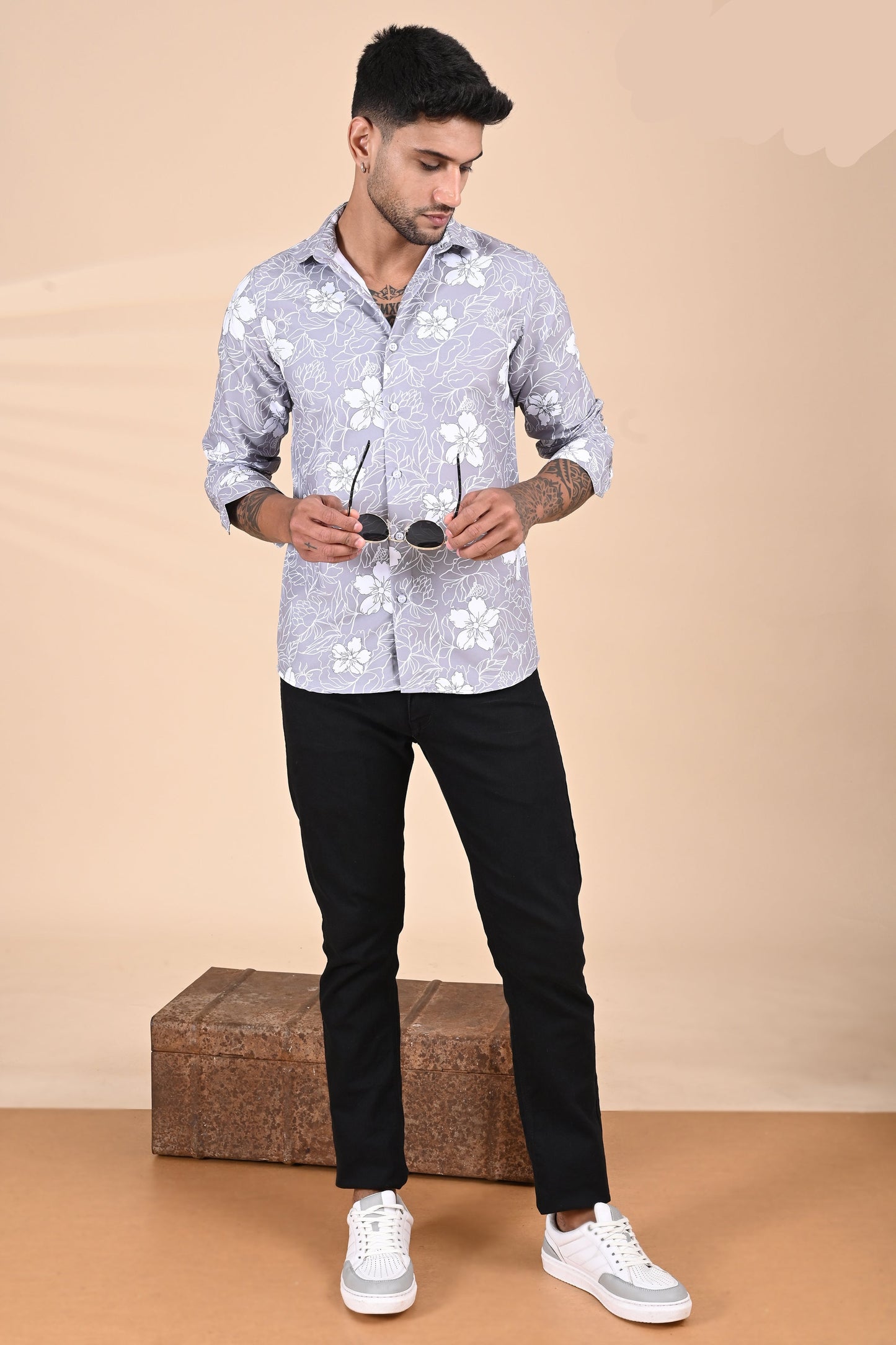 Lite Grey Digital Print