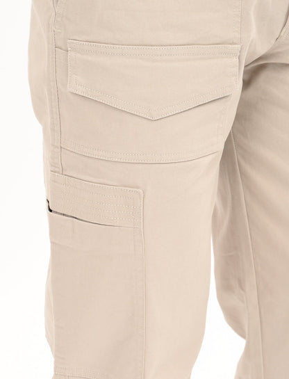 Alma Beige Cargo - 7 Pockets