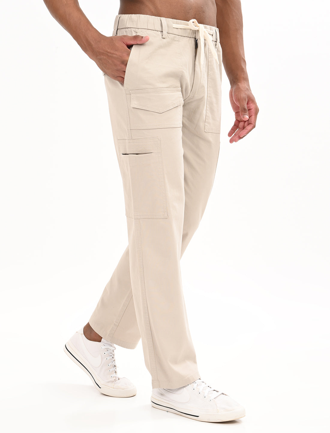 Alma Beige Cargo - 7 Pockets