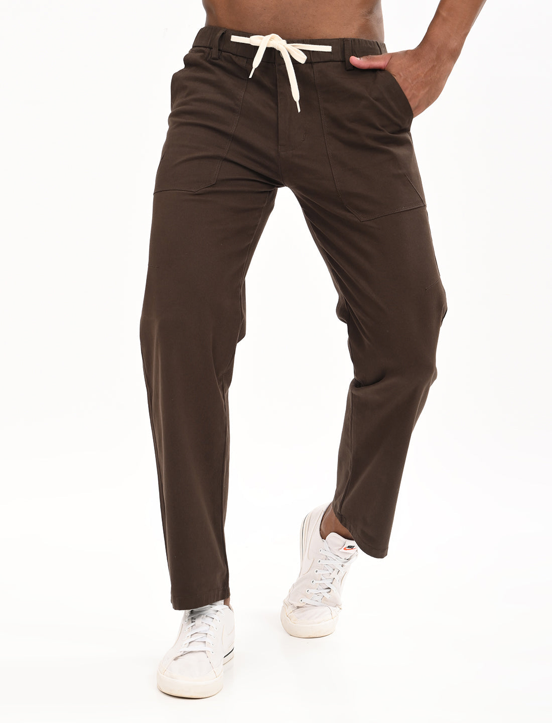 AYRA Choco Brown - Baggy Cargos