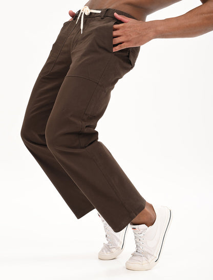 AYRA Choco Brown - Baggy Cargos