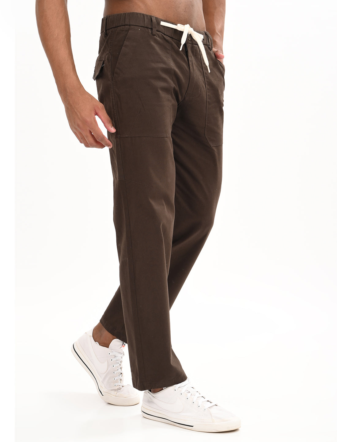 AYRA Choco Brown - Baggy Cargos