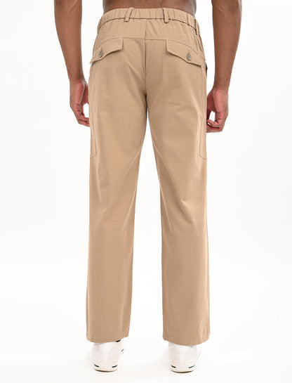 AYRA Beige Baggy Cargos