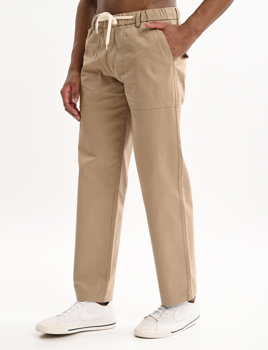 AYRA Beige Baggy Cargos