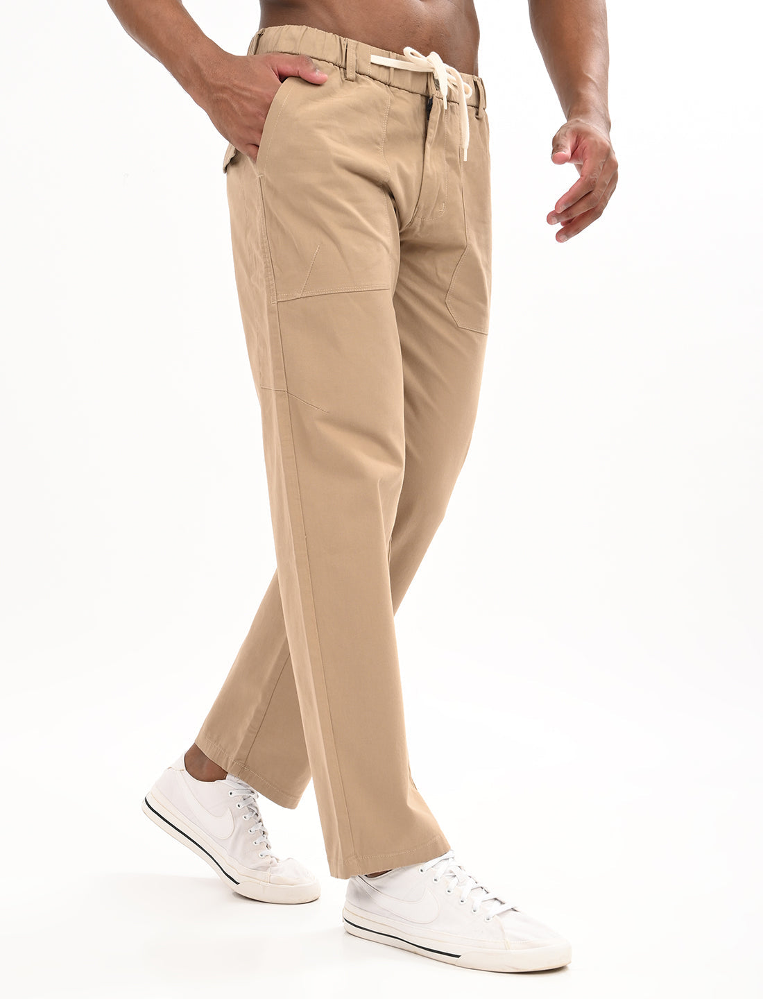 AYRA Beige Baggy Cargos