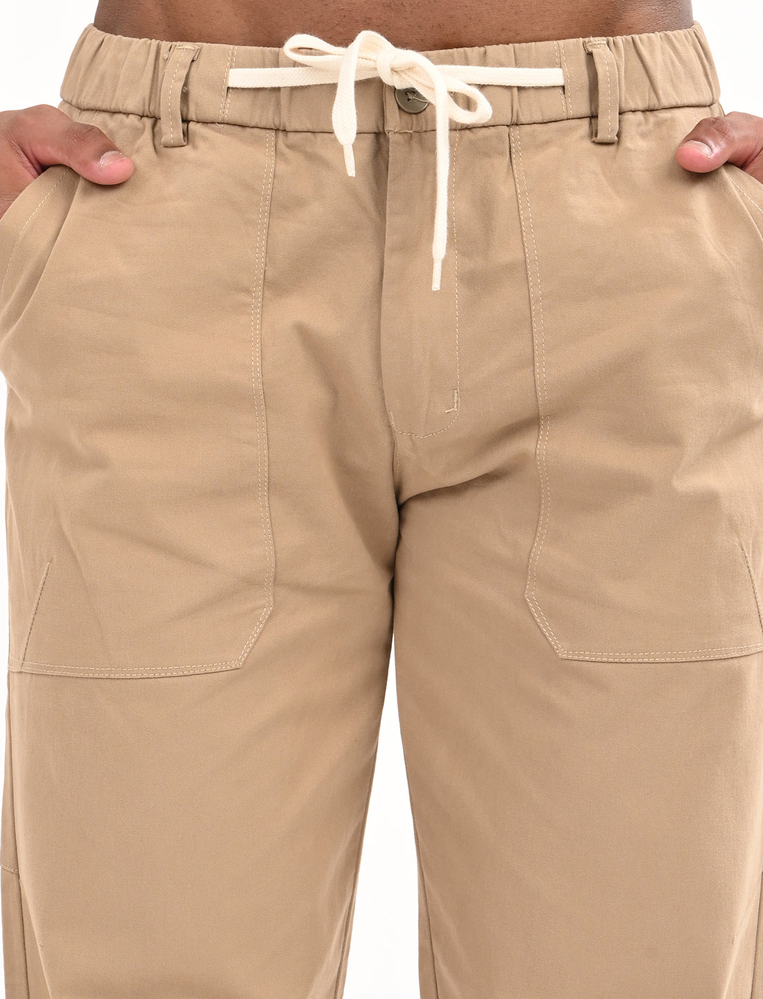AYRA Beige Baggy Cargos