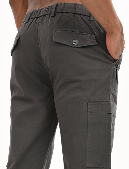 Alma Dark Grey Cargo - 7 Pockets
