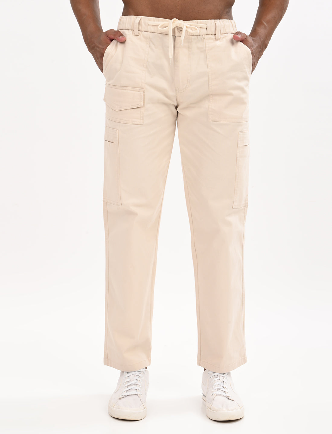 Alma Cream Cargo - 7 Pockets