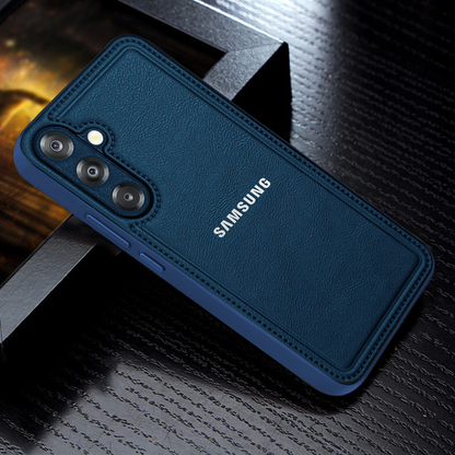 Samsung Galaxy S23 FE 5G Vintage Leather Stitched Protective Case