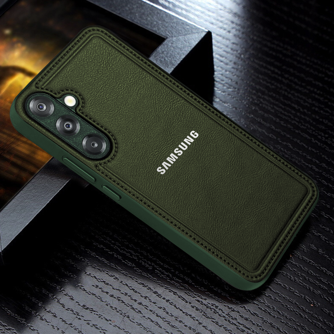 Samsung Galaxy S23 FE 5G Vintage Leather Stitched Protective Case