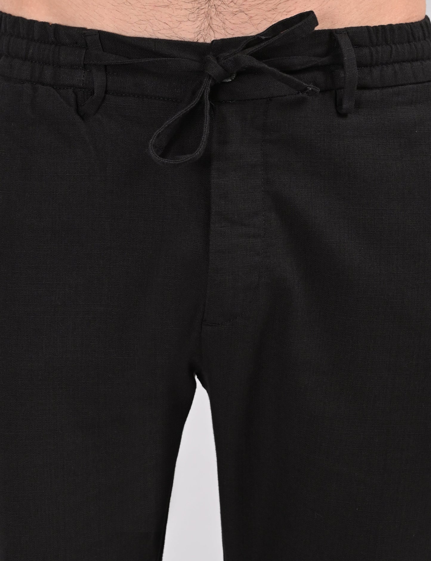 Black Linen : Casual Cool