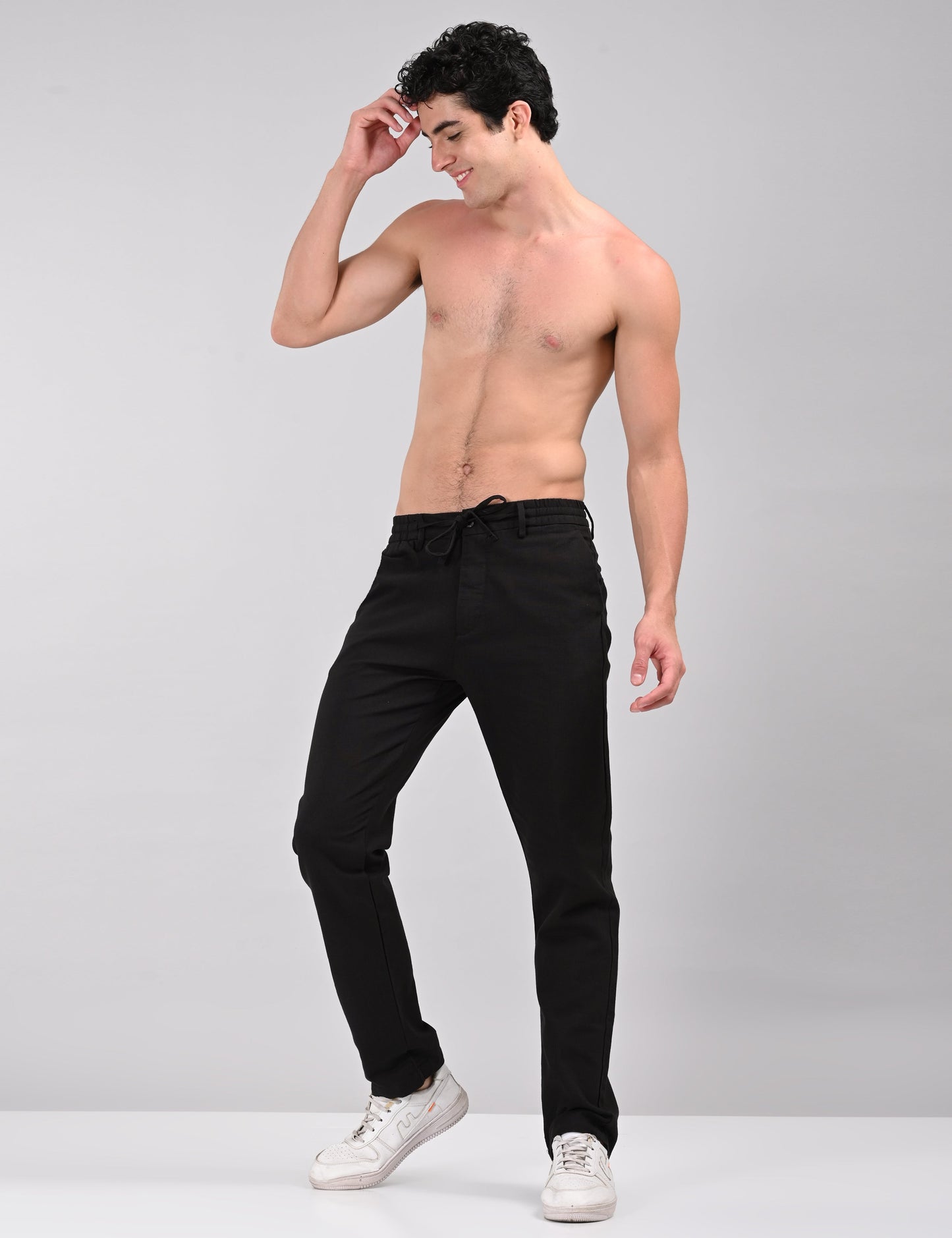 Black Linen : Casual Cool