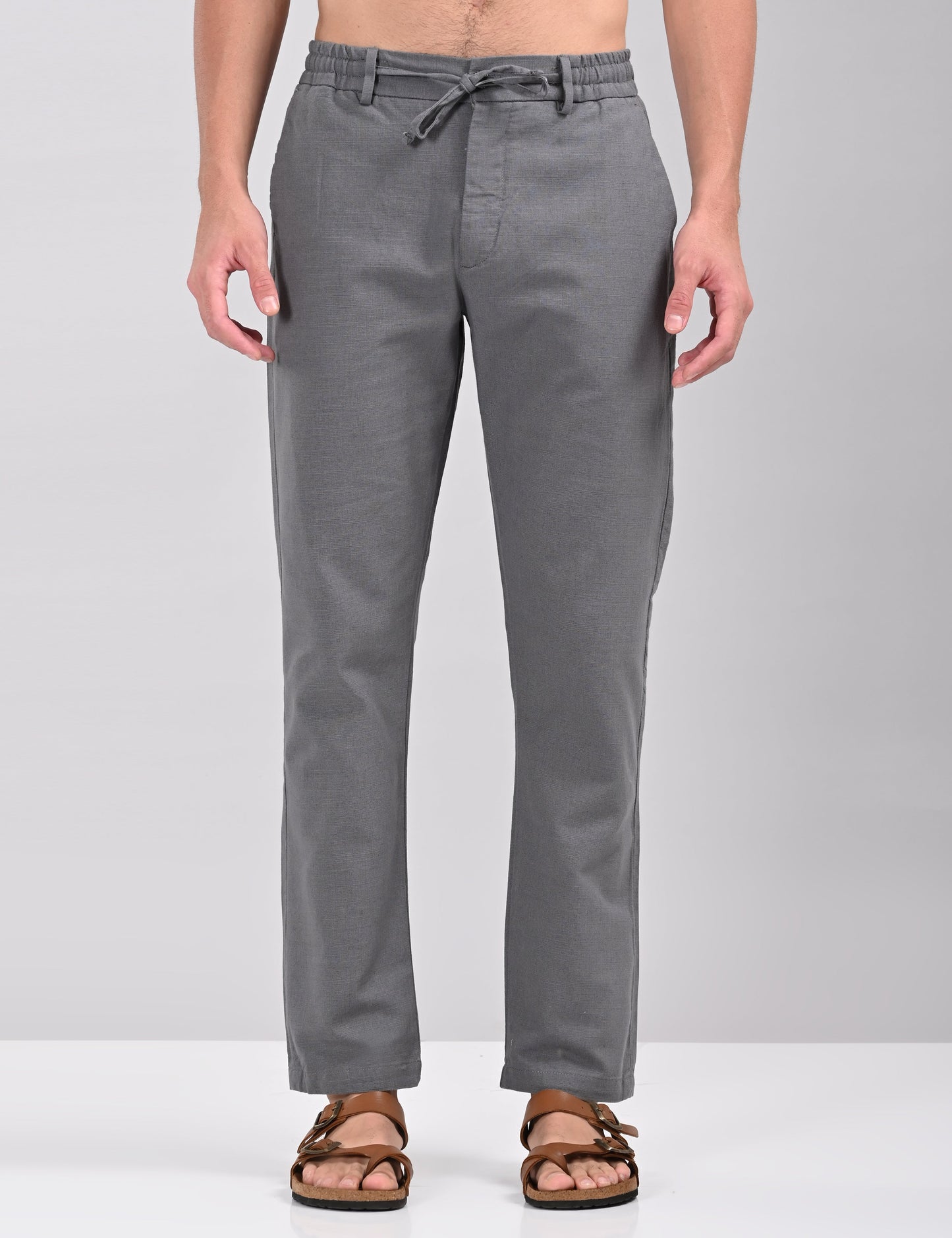 Grey Leisure Linen: Casual Cool