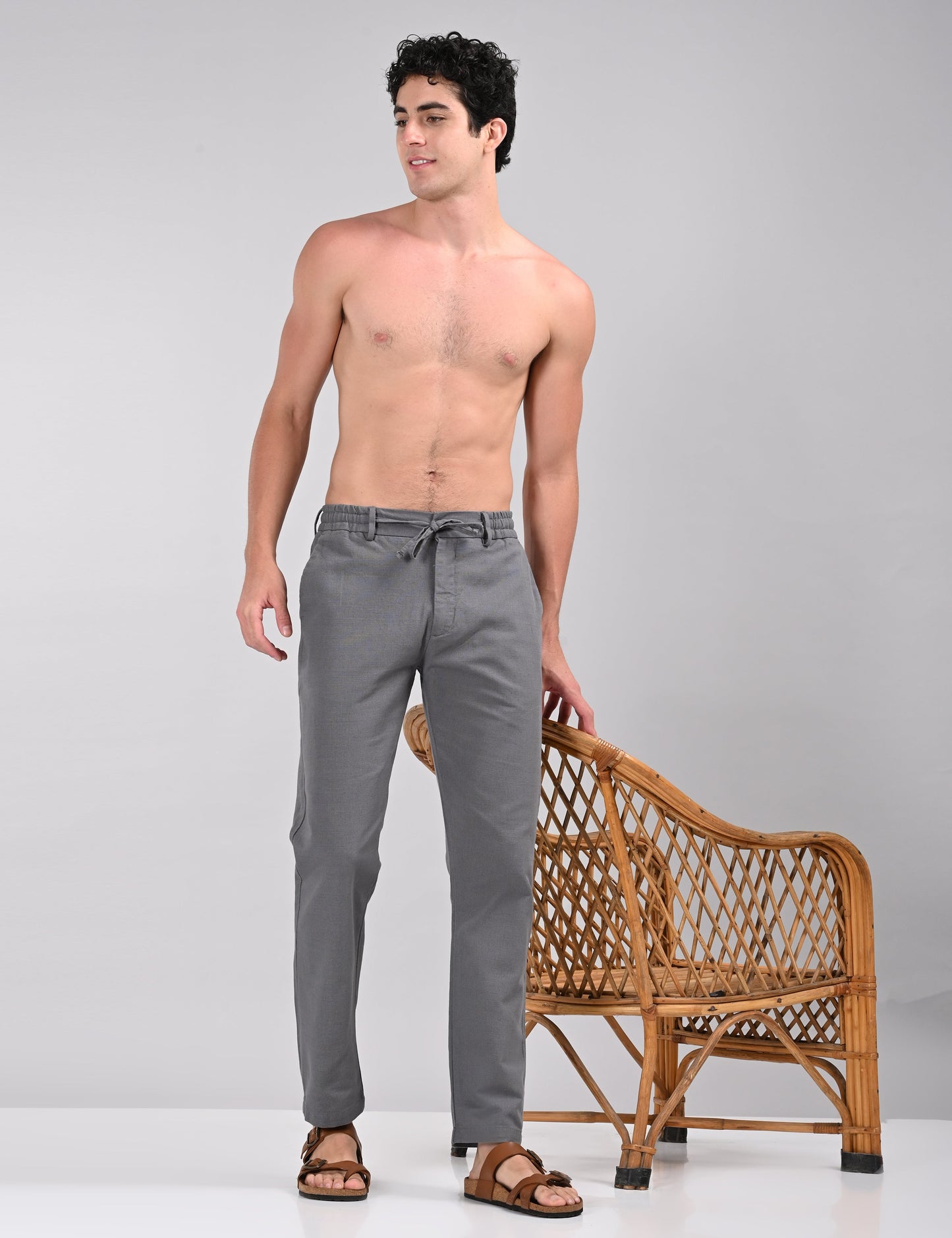 Grey Leisure Linen: Casual Cool
