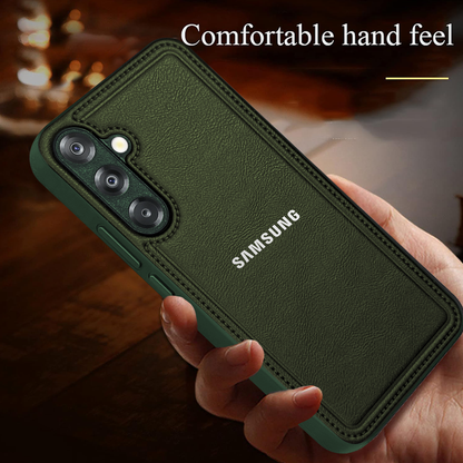 Samsung Galaxy S23 FE 5G Vintage Leather Stitched Protective Case