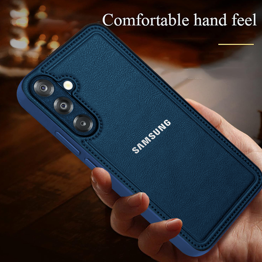 Samsung Galaxy S23 FE 5G Vintage Leather Stitched Protective Case