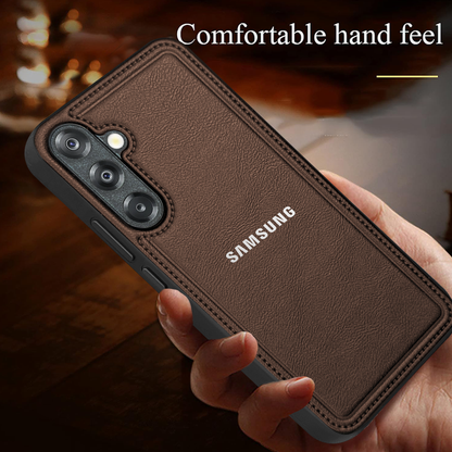 Samsung Galaxy S23 FE 5G Vintage Leather Stitched Protective Case