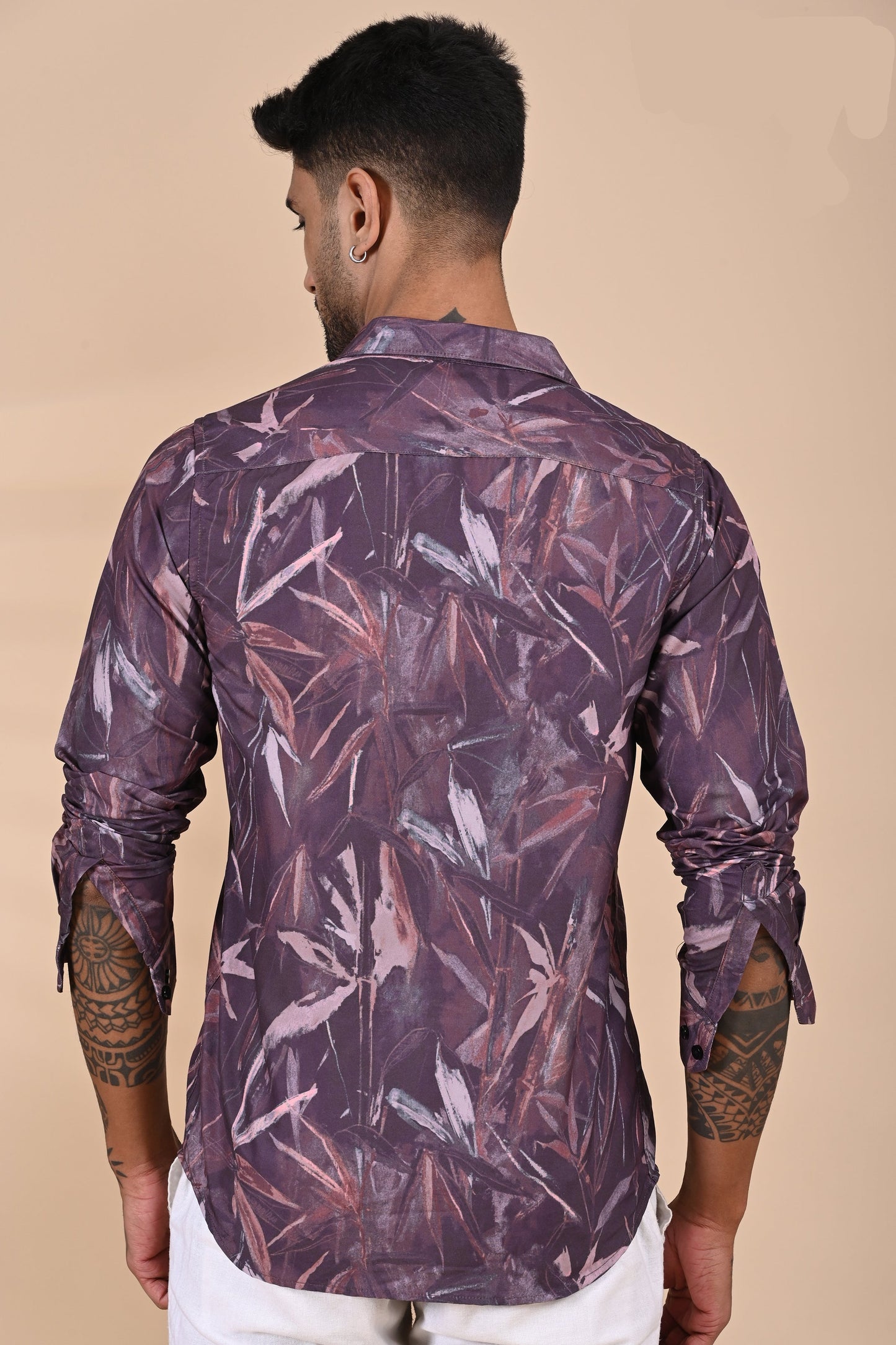 Brown Pink Digital Print