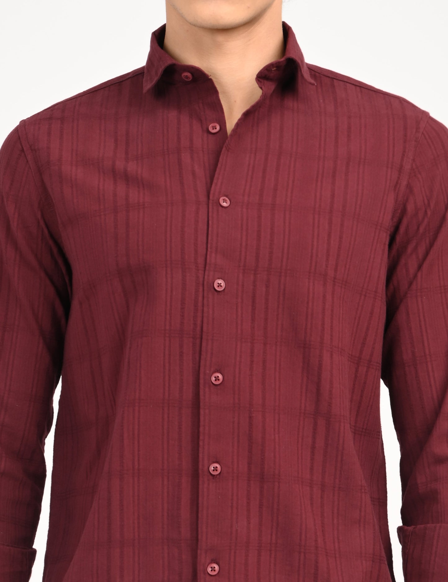 Snow Cotton - Maroon