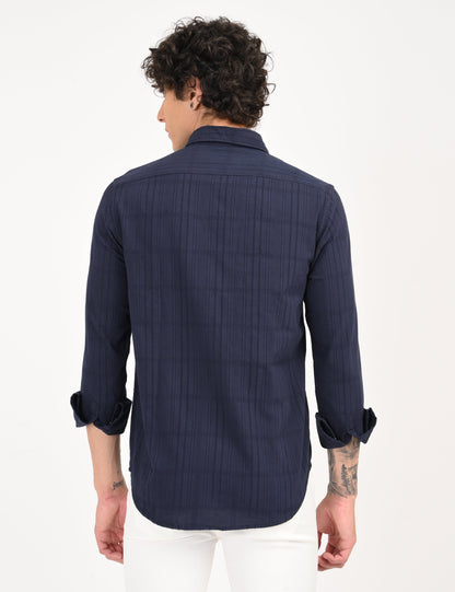 Snow Cotton - Navy Blue