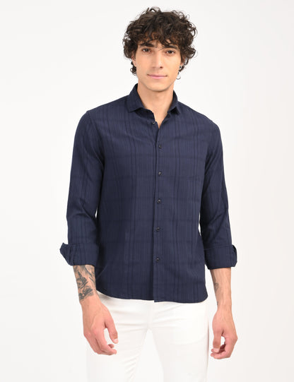 Snow Cotton - Navy Blue