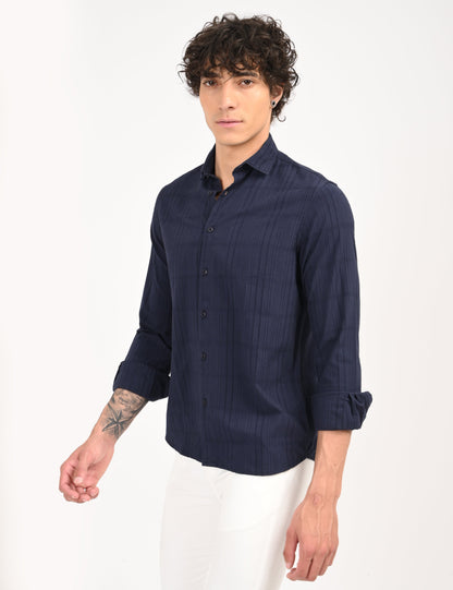 Snow Cotton - Navy Blue