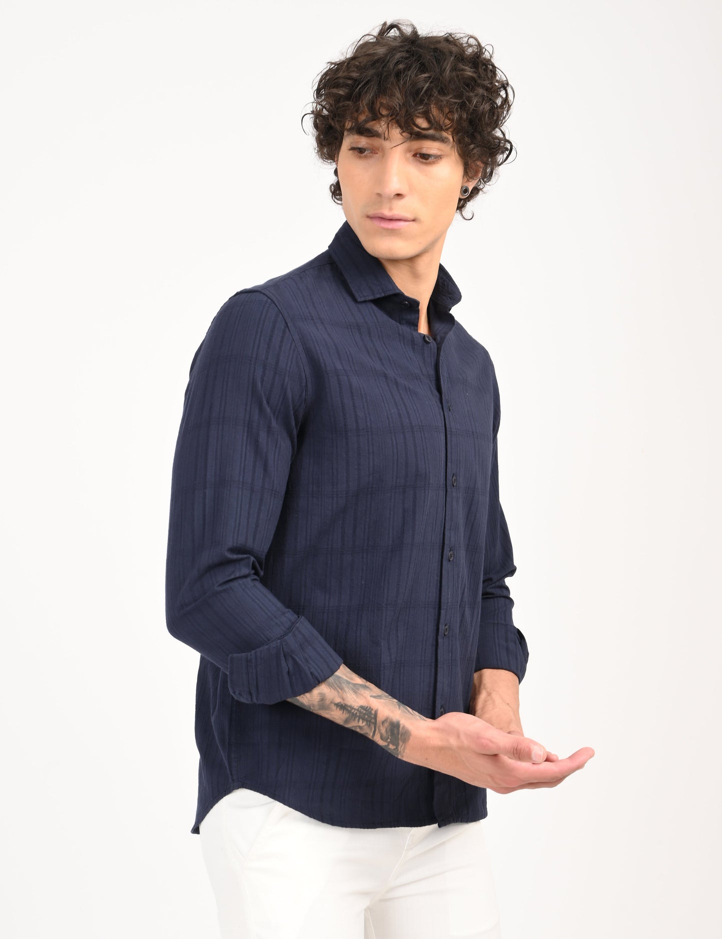 Snow Cotton - Navy Blue