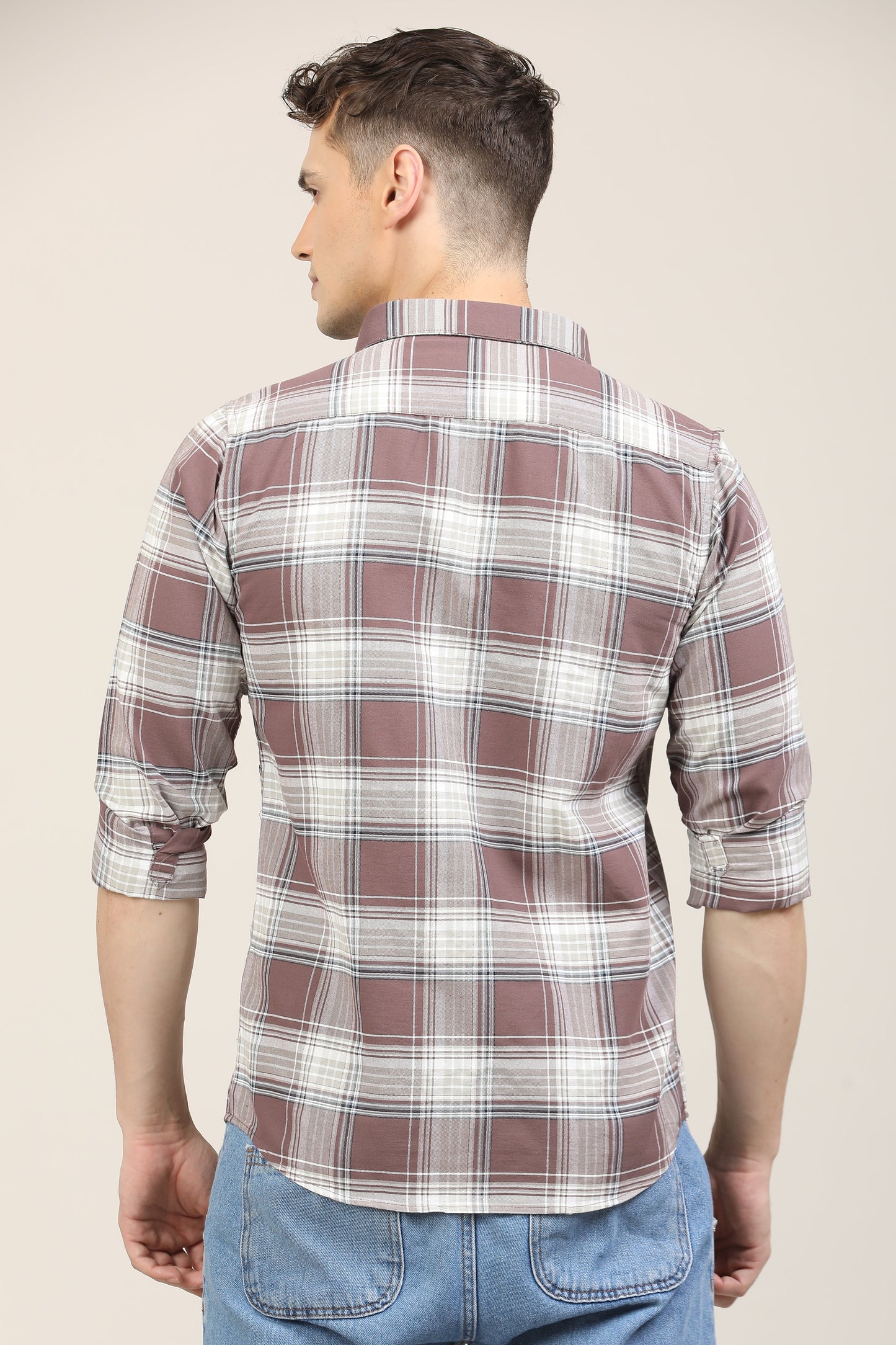 Maroon Checks Shirt