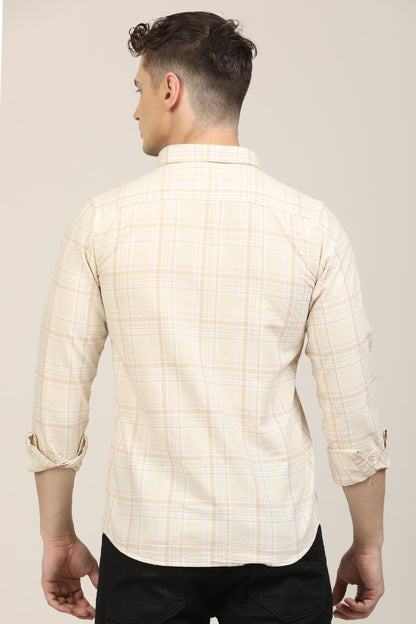 Cream Checks Shirt