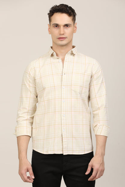 Cream Checks Shirt