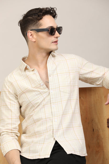 Cream Checks Shirt