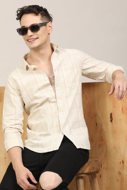 Cream Checks Shirt