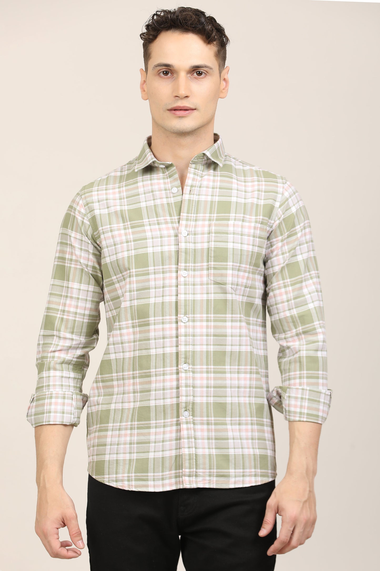 Green Checks Shirt