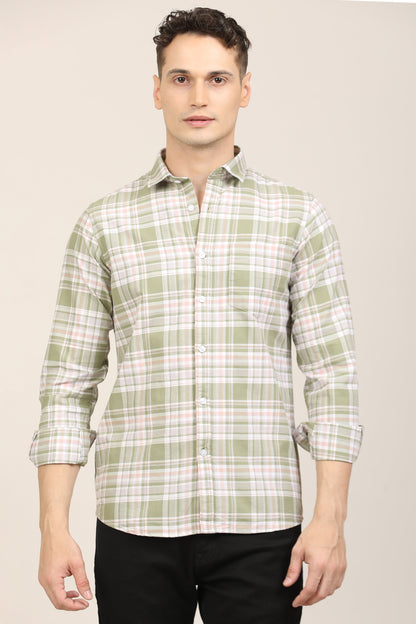 Green Checks Shirt