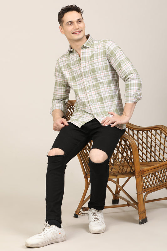 Green Checks Shirt