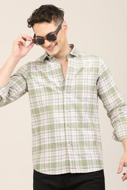 Green Checks Shirt