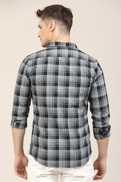 Charcoal Checks Shirt