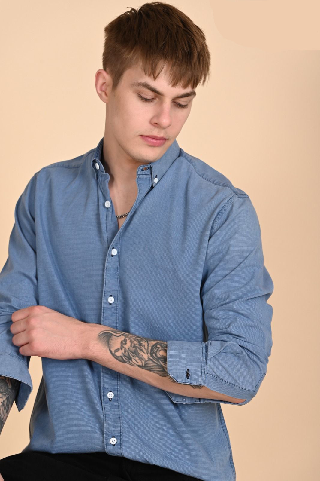 Oversized Denim Comfy Shirt JJ Mode