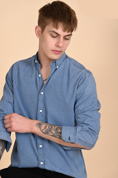 Oversized Denim Comfy Shirt JJ Mode