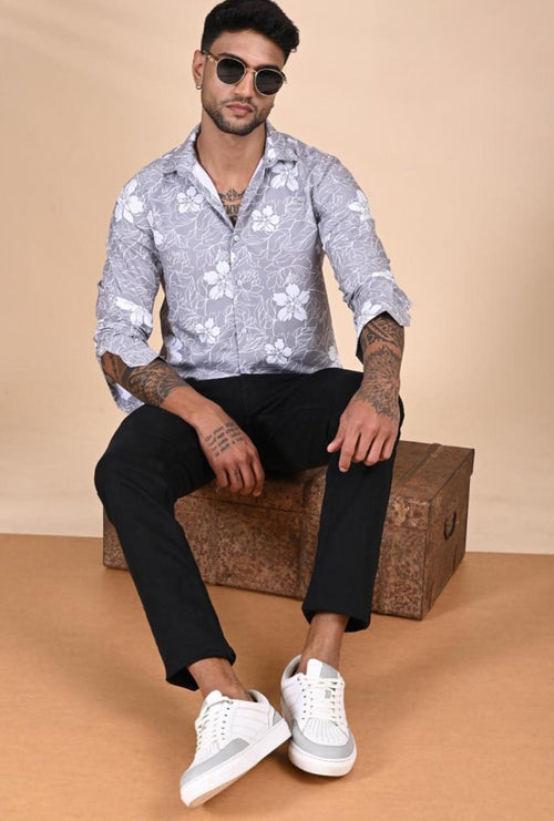 Lite Grey Digital Print