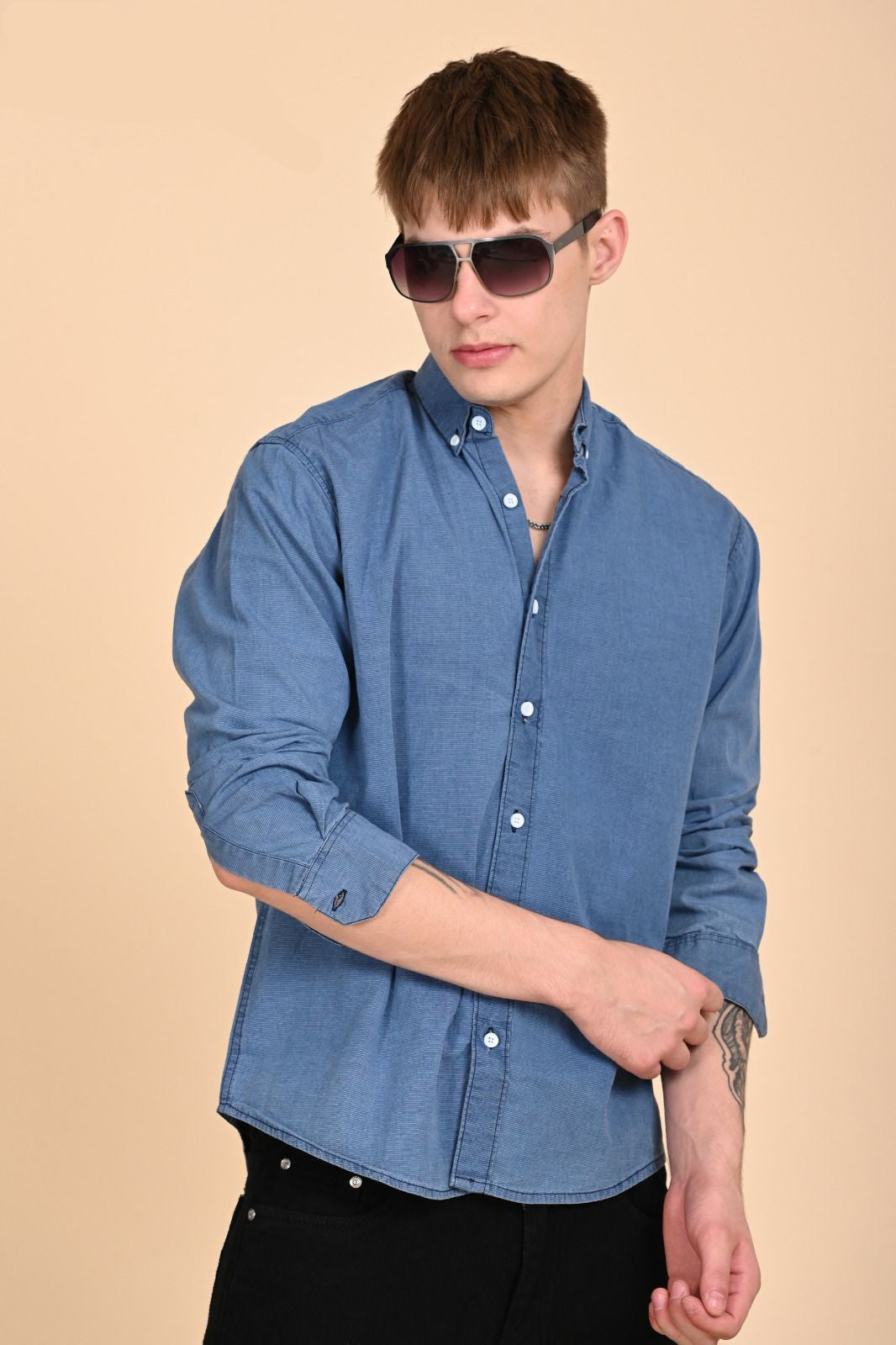 Oversized Denim Comfy Shirt JJ Mode