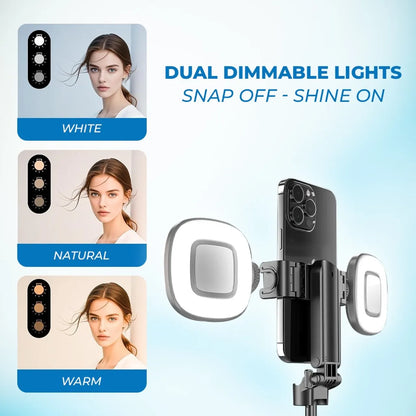 🔥Last Day 50% OFF🔥 MagicGrip Pro – Compact 3-in-1 Selfie Stick Tripod with Remote